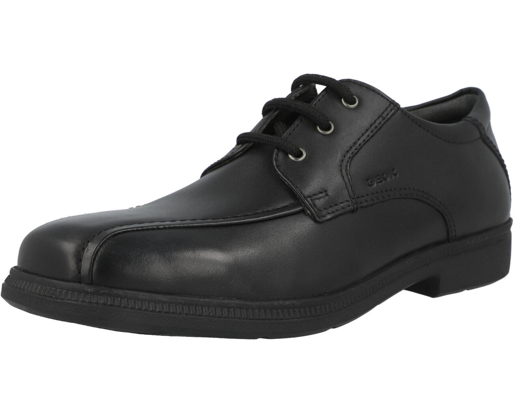 Geox Federico Black Leather Shoes