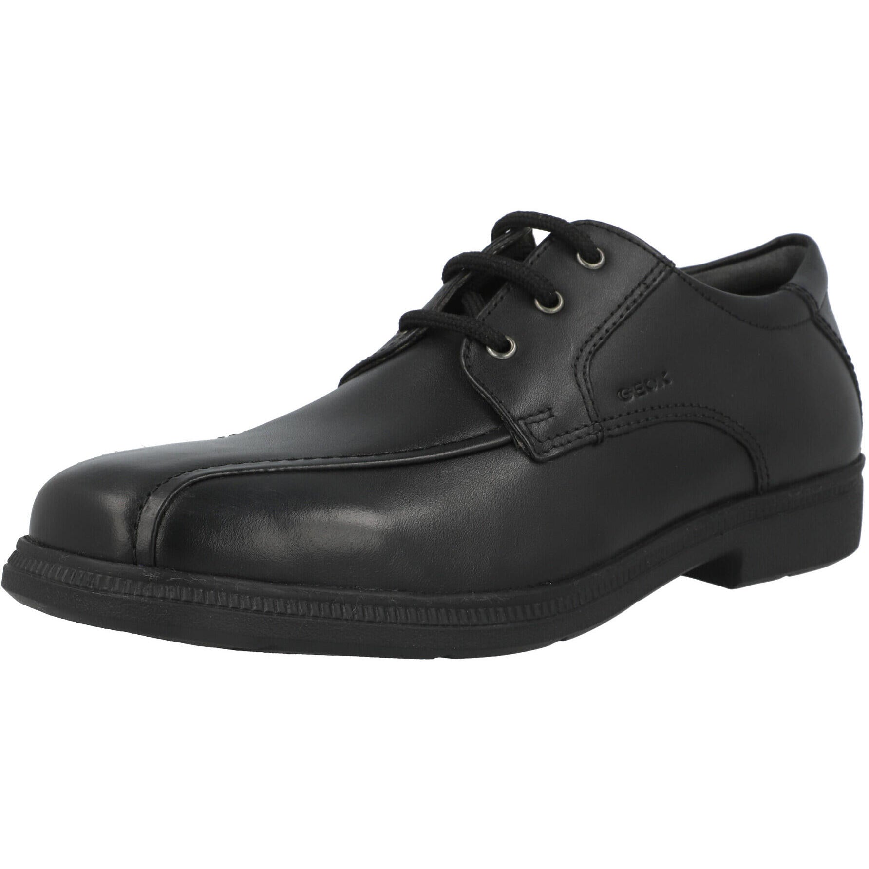 Geox Federico Black Leather Shoes