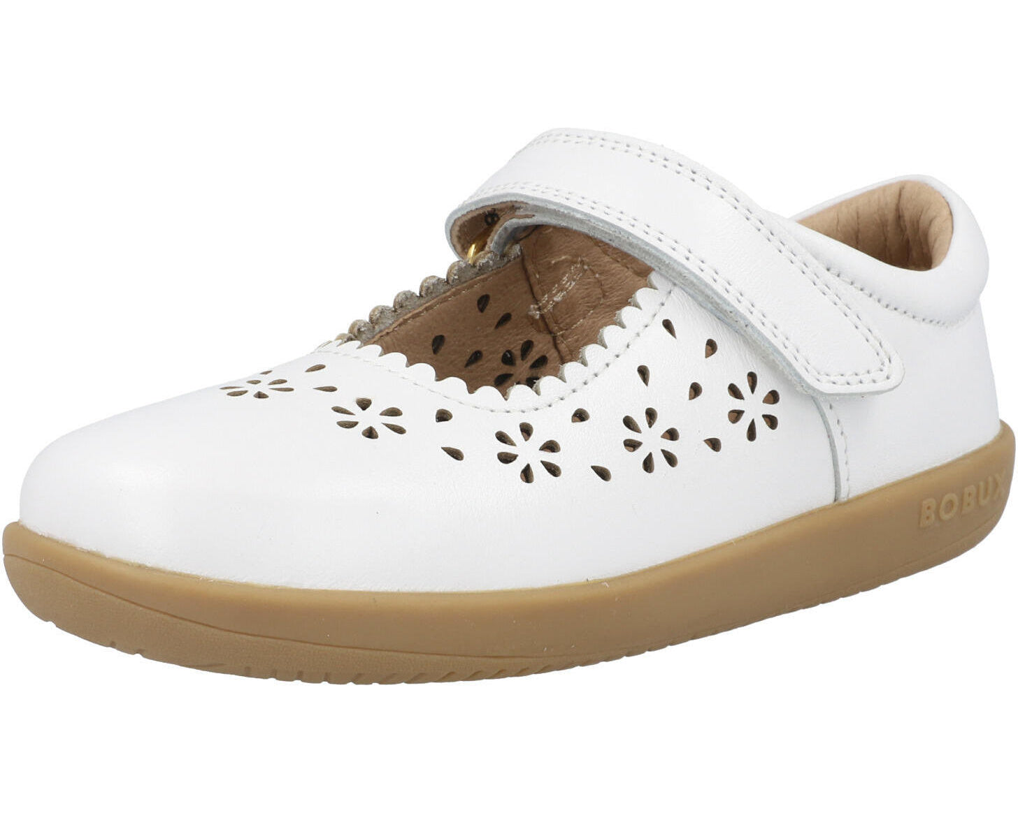 Bobux Tilly White Mary Jane Shoes