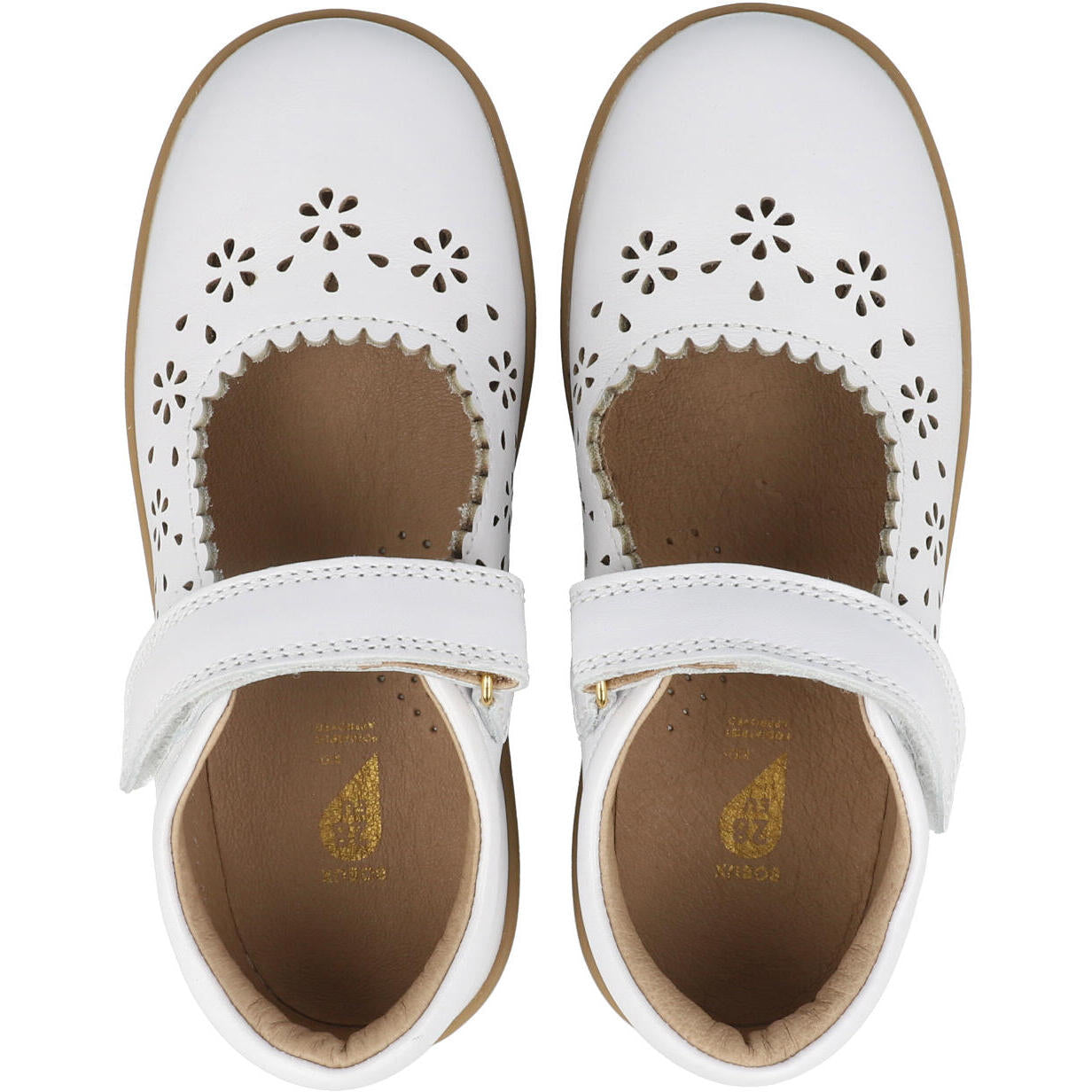 Bobux Tilly White Mary Jane Shoes