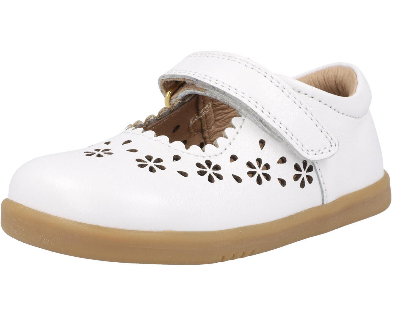 Bobux i-Walk Tilly White Mary Jane Shoes