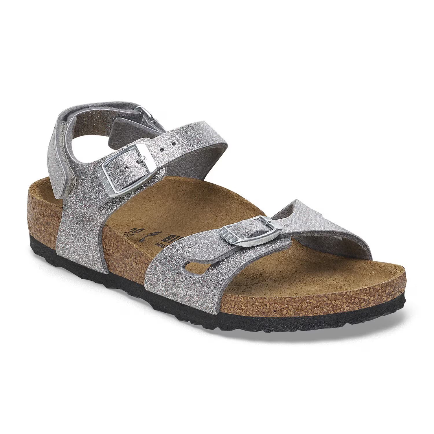 Birkenstock Rio Kids Sparkling Light Silver 1029477