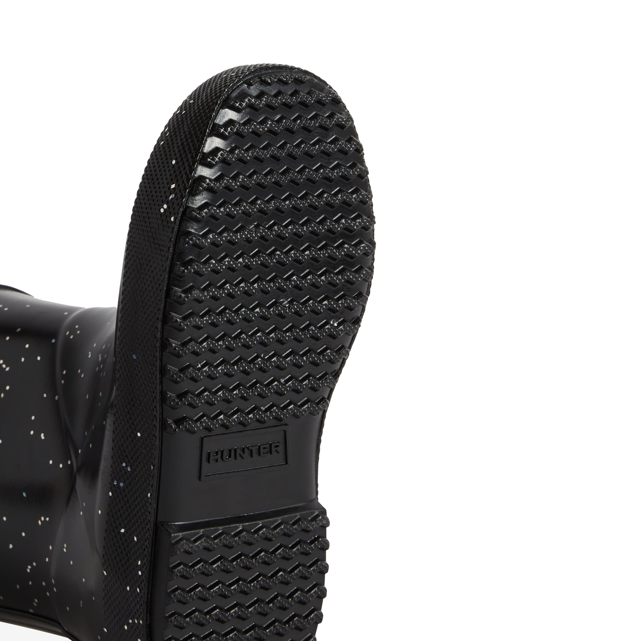 Hunter Kids First Giant Glitter Boot Black HFRK0038252BLK