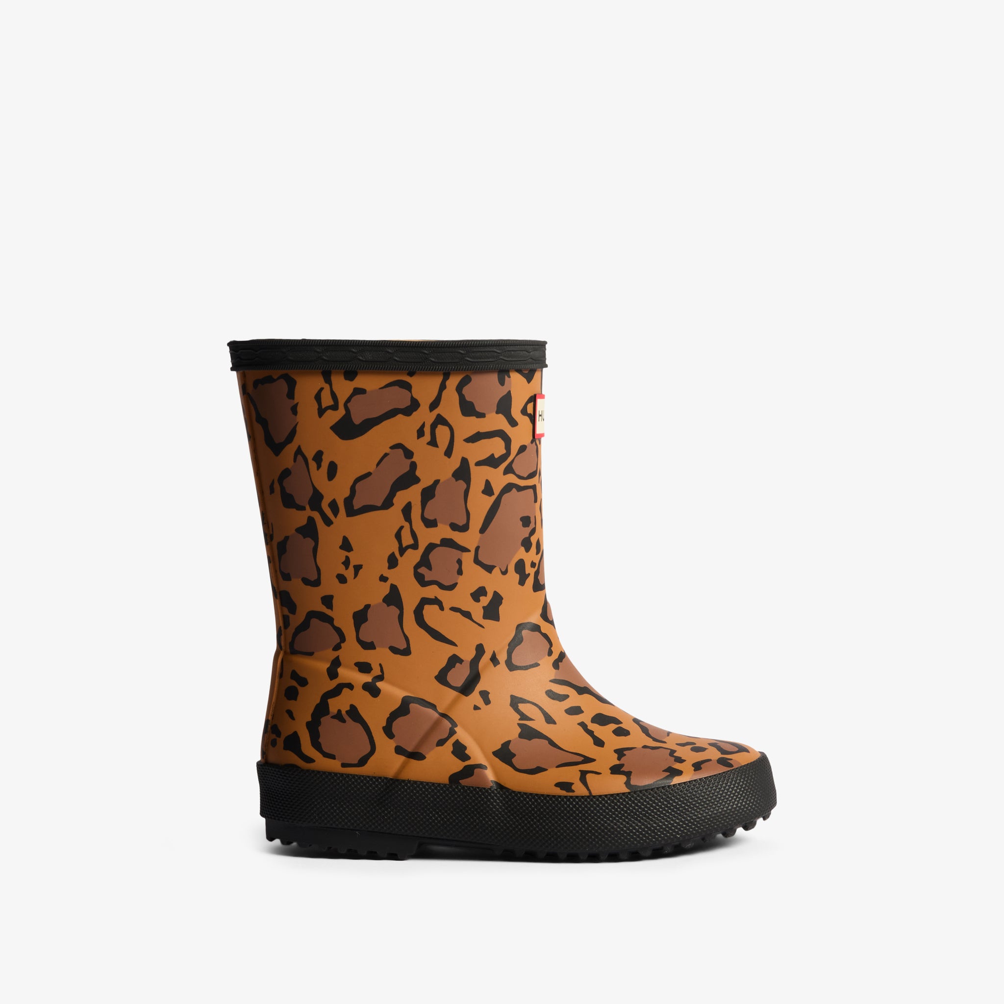 Hunter Kids First Leopard Print Boot Leopard HFRK0043252RTS