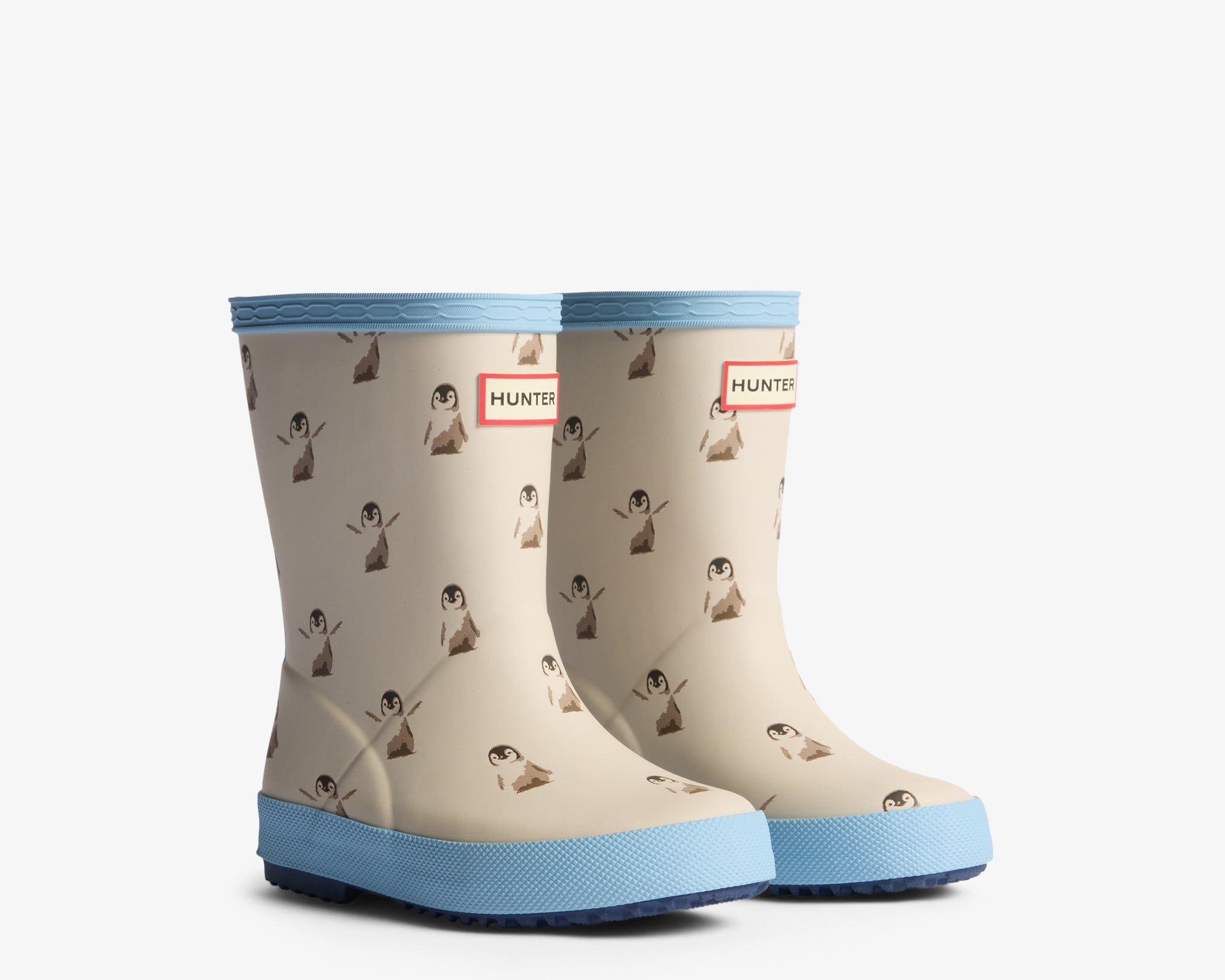Hunter Kids First Penguin Print Boot Penguin HFRK0042252EG