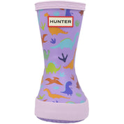 Hunter Kids First Dinosaur Print Boot Purple HFRK0039252PD
