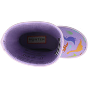 Hunter Kids First Dinosaur Print Boot Purple HFRK0039252PD