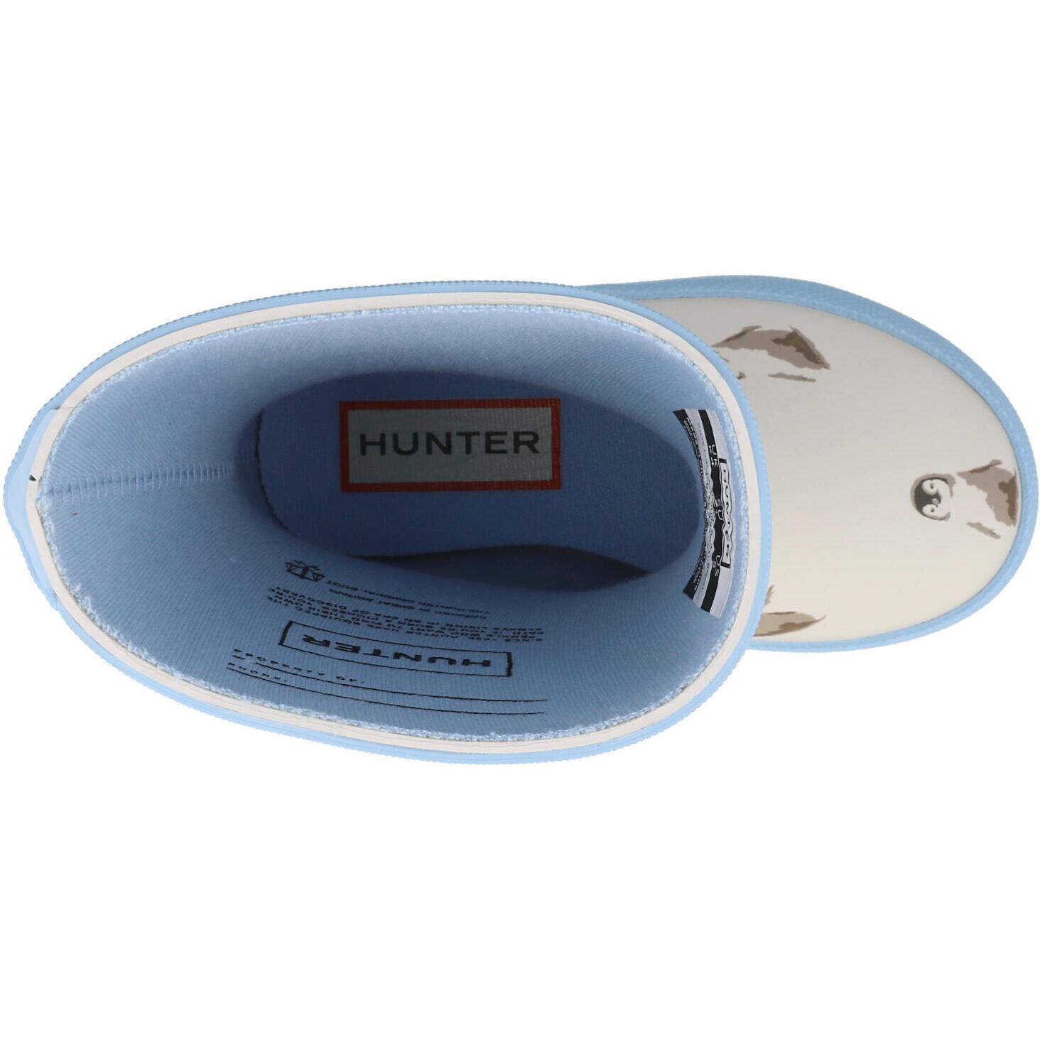 Hunter Kids First Penguin Print Boot Sand HFRK0042252EG