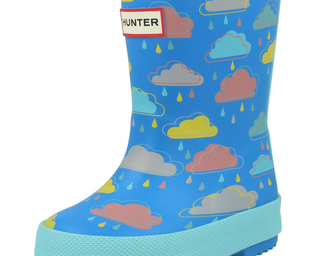 Hunter Kids First Rain Cloud Print Boot Rain Cloud HFRK0040252RC