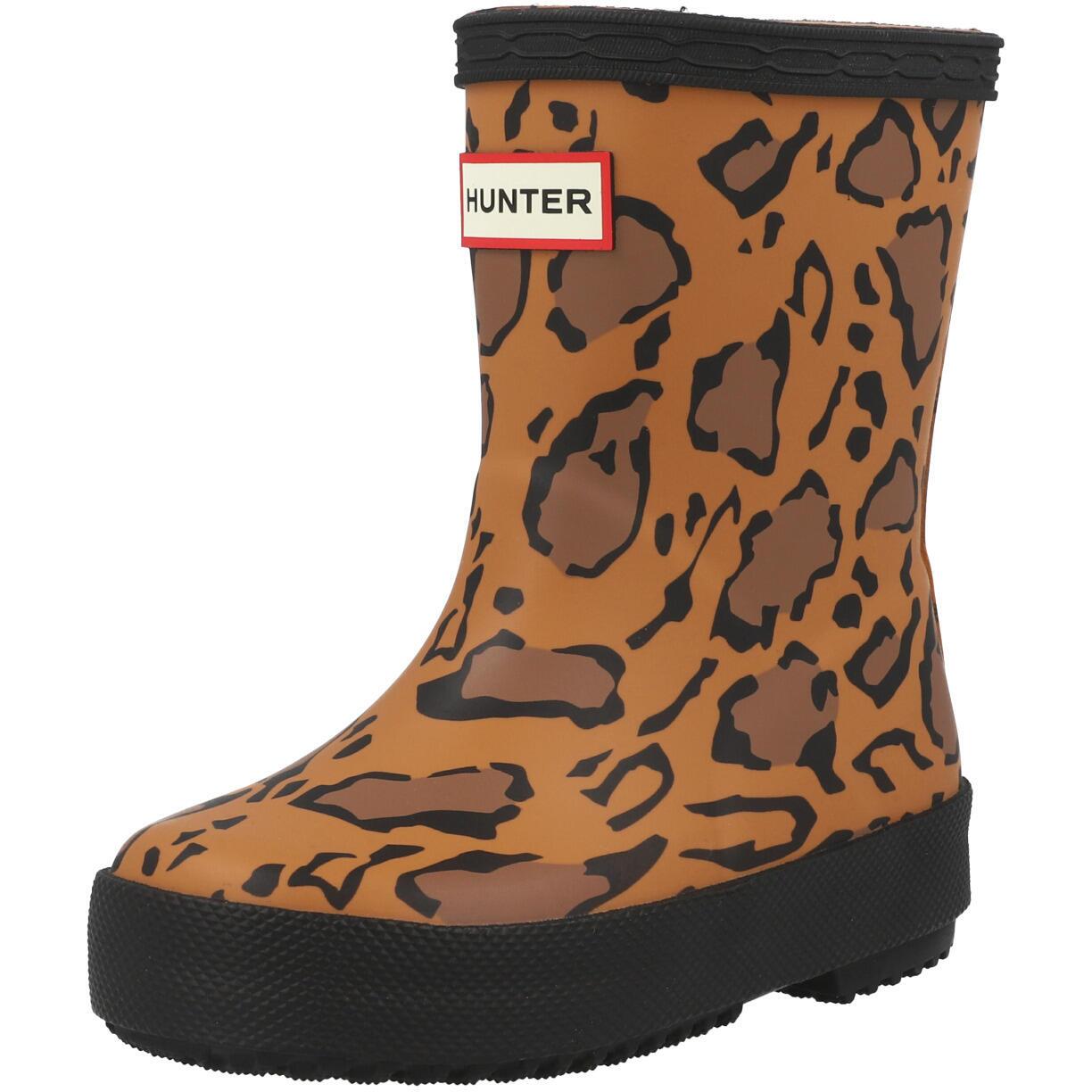 Hunter Kids First Leopard Print Boot Leopard HFRK0043252RTS