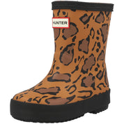 Hunter Kids First Leopard Print Boot Leopard HFRK0043252RTS