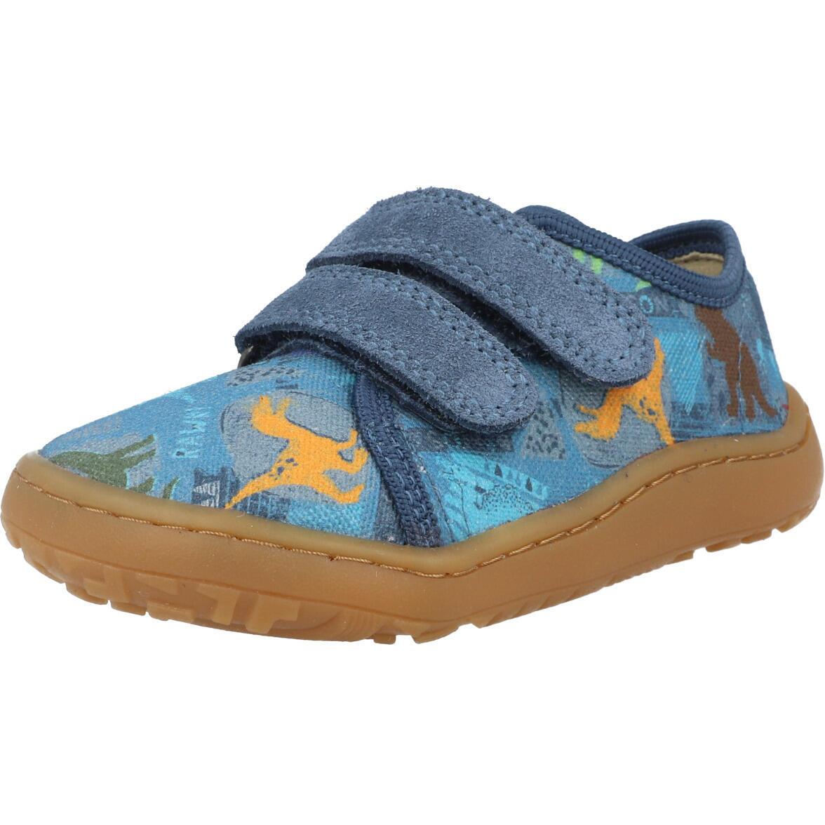 Froddo Barefoot Canvas Denim Dinosaur G170044015