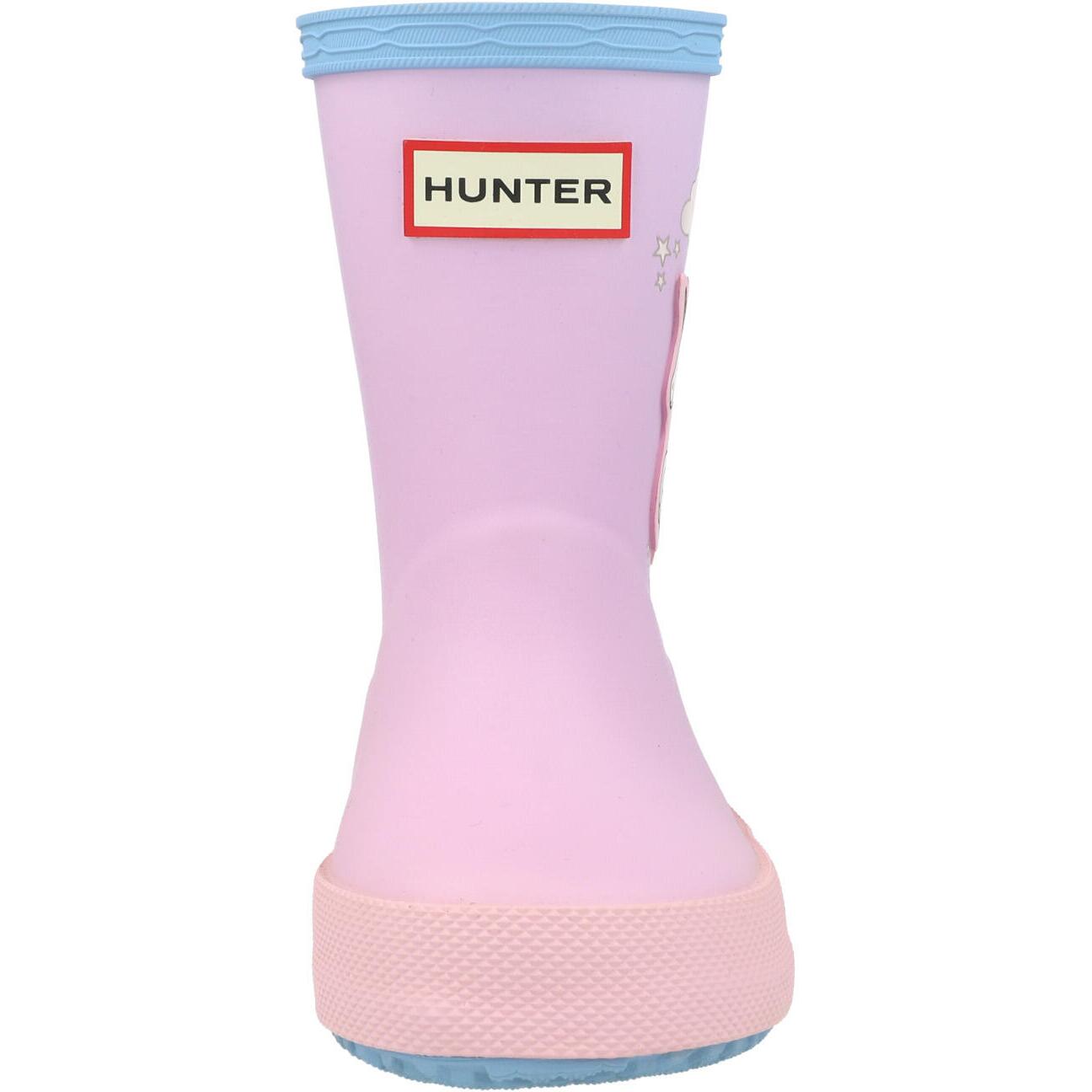 Hunter Kids First Unicorn Print Boot Blue Frost/Parfait Pink HFRK0008261FF