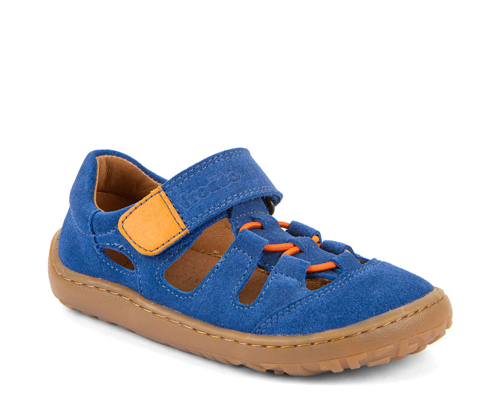 Froddo Barefoot Alex Elastic Sandal Blue Electric G31502901