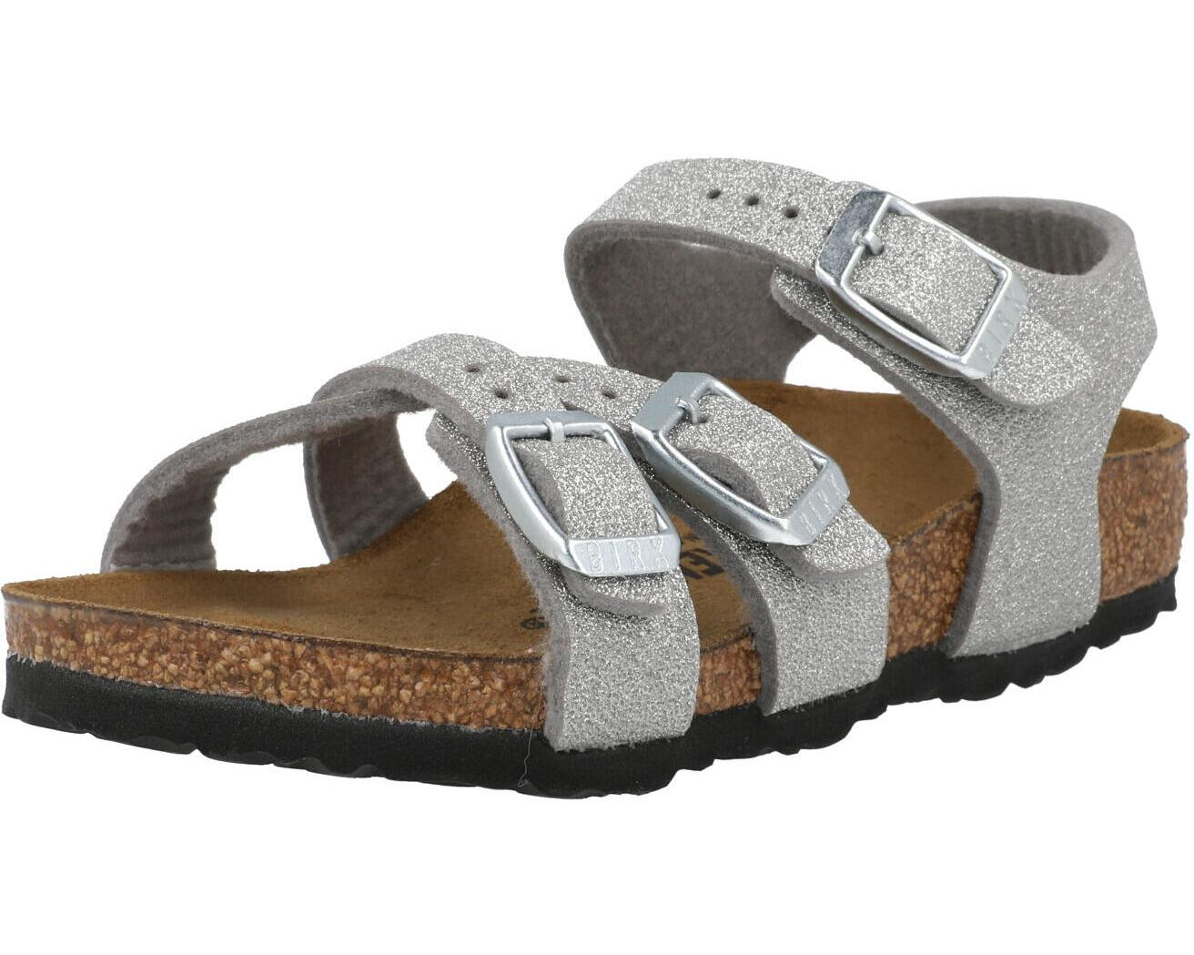 Birkenstock Kumba Kids Shiny Glitter Silver 1030536