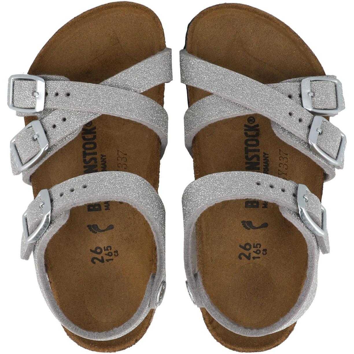 Birkenstock Kumba Kids Shiny Glitter Silver 1030536