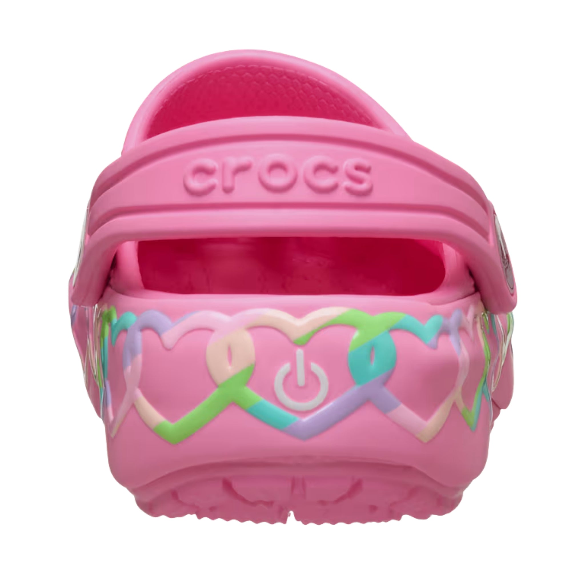 Crocs Kids Classic Heart Lights Clog K Pink Lemonade 213183669