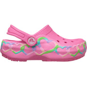 Crocs Kids Classic Heart Lights Clog K Pink Lemonade 213183669