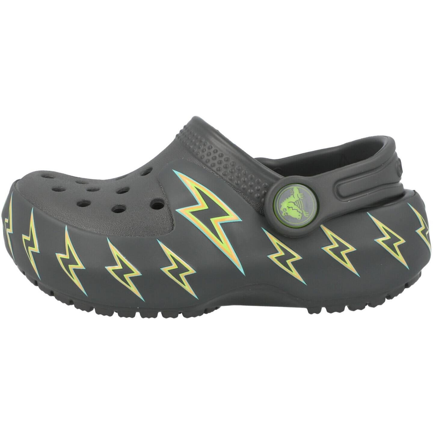 Crocs Kids Classic Bolt Lights Clog T Carbon 2131860YK