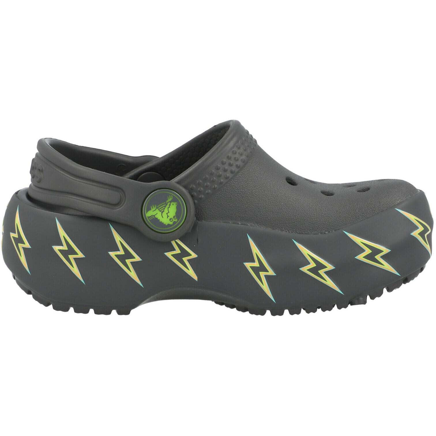 Crocs Kids Classic Bolt Lights Clog T Carbon 2131860YK