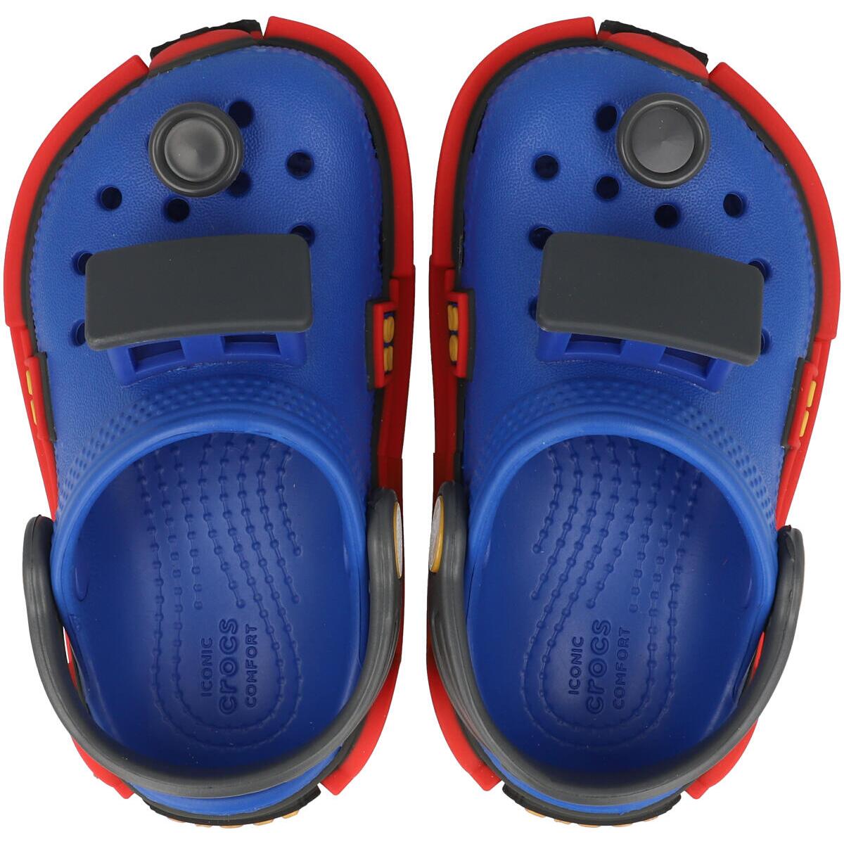 Crocs Kids Classic IAM Train Clog T Blue Bolt/Carbon 2131875ED
