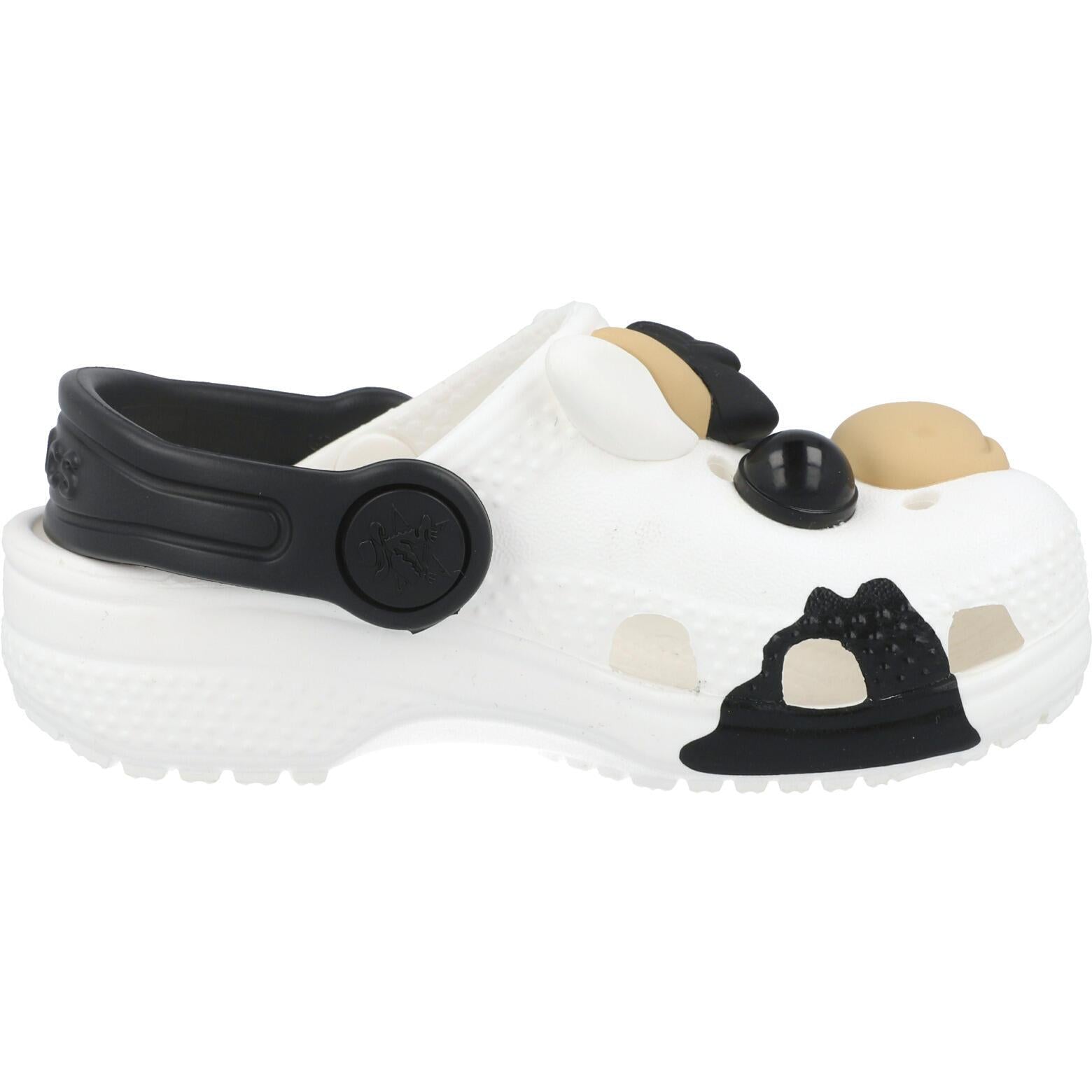 Crocs Kids Classic IAM Cow Clog T White 212902100