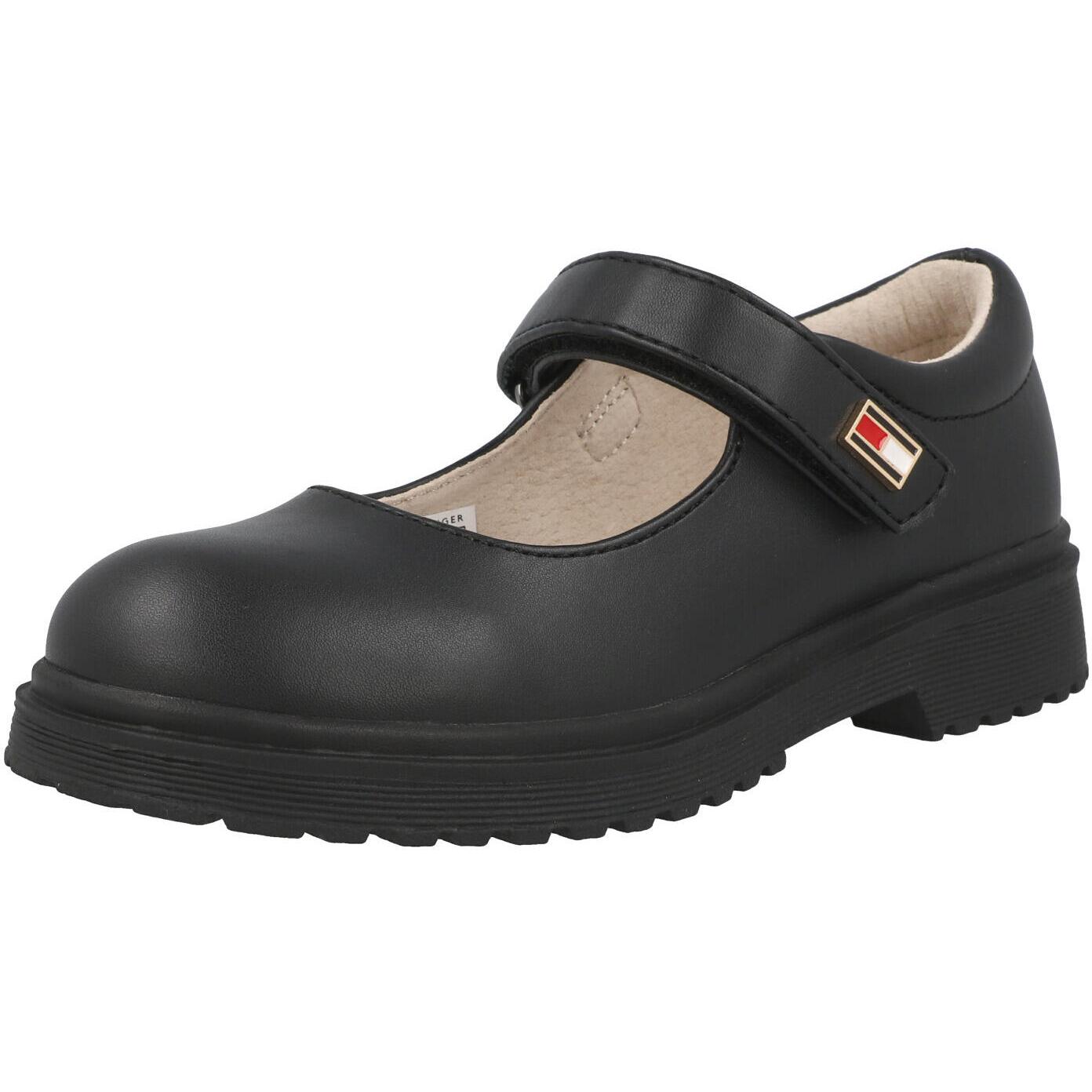 Tommy Hilfiger Ballerina Black School Shoes