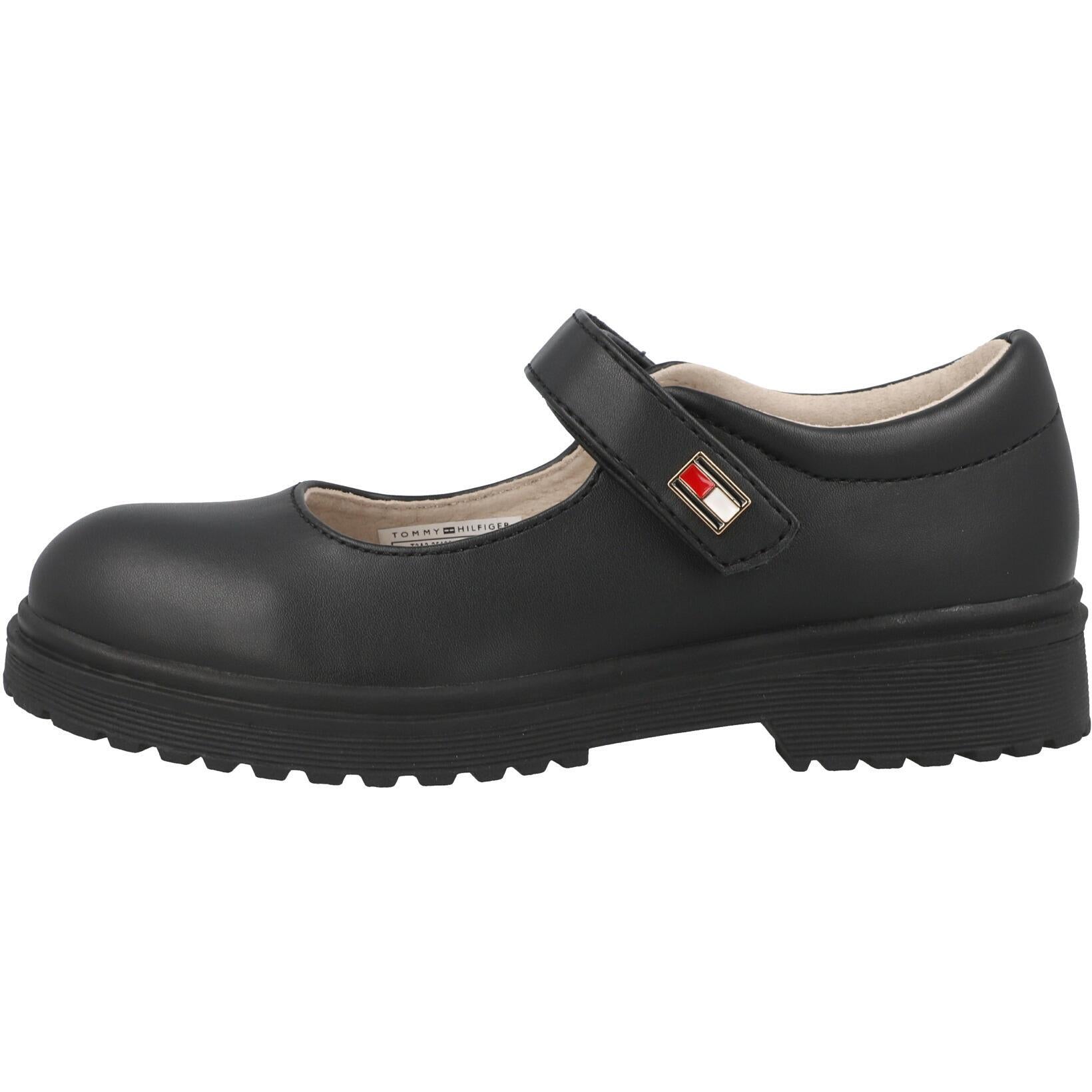 Tommy Hilfiger Ballerina Black School Shoes