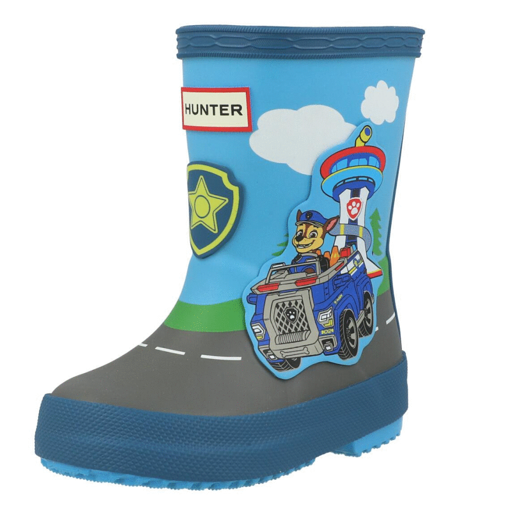 Hunter Paw Patrol Chase Kids First Boot Borealis Blue HFRK0050261BOE